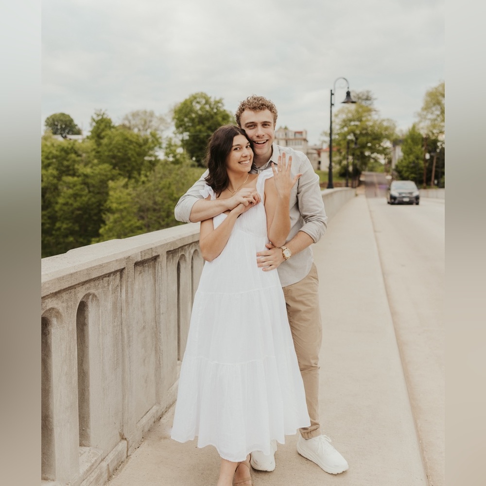 Abercrombie White Maxi Dress